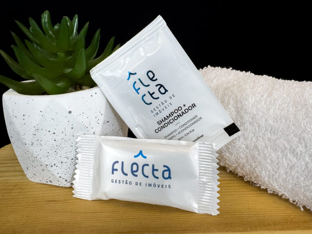 Sabonete 10g + Shampoo 2x1 Sachê 10ml