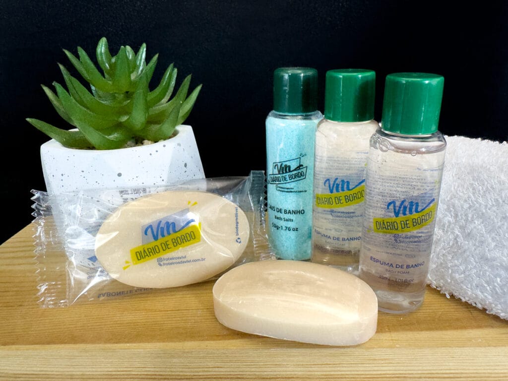 Sabonete 30g Anatomic Glicerinado + Espuma de Banho Frasco 35ml + Sais de Banho 50g